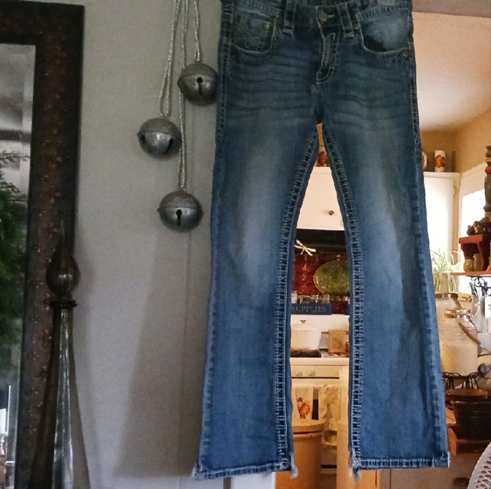 Rock Revival Light Blue slim boot Davey Jeans